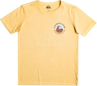 QUIKSILVER Kinder Shirt QSBUBBLESTAMP B TEES in gelb