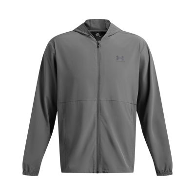 UA Vibe Woven Windbreaker in grau