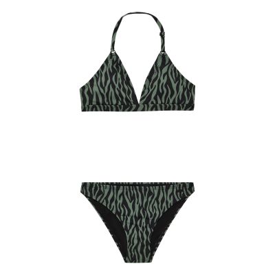 PRTAniston JR triangle bikini in 663 veggie green