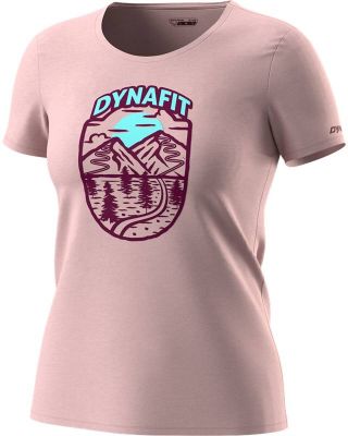 DYNAFIT Damen Shirt GRAPHIC in pink