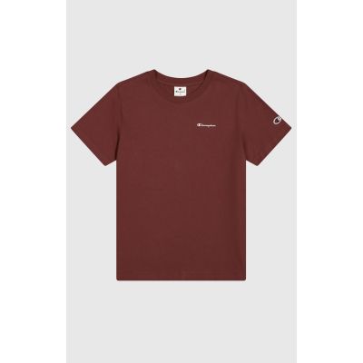 Crewneck T-Shirt in braun 