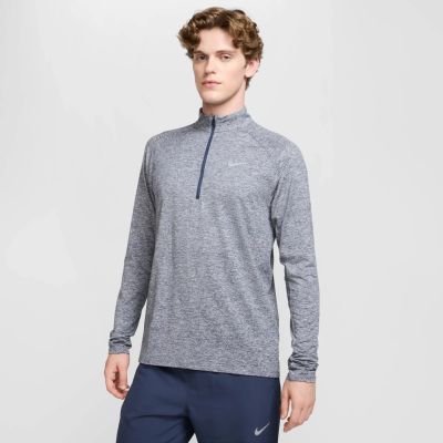 M NK DF STRIDE HZ MIDLAYER in 437 thunder blue/htr/reflectiv