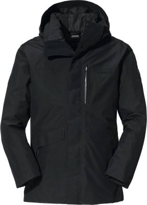 SCHÖFFEL Herren Parka 3in1 Warschau M in schwarz