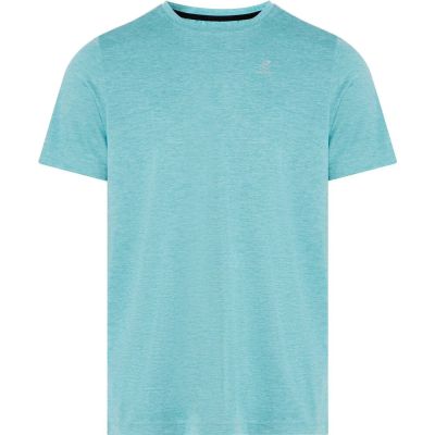 He.-T-Shirt Tibor SS M in 913 melange/blue aqua/bl