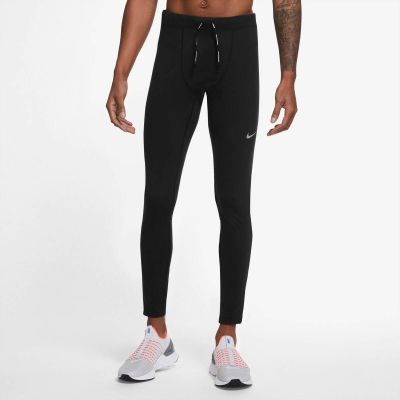 NIKE Herren Tights Repel Challenger in schwarz