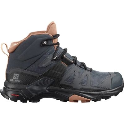 SALOMON Damen Multifunktionsstiefel Damen Wanderstiefel X ULTRA 4 Mid Gore-Tex in grau