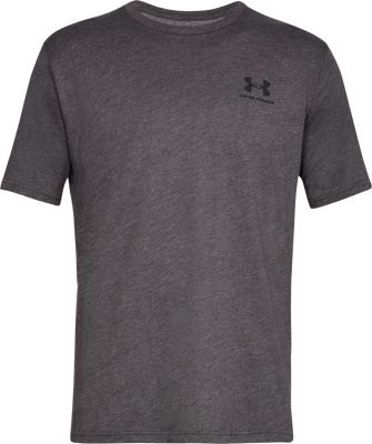 UNDER ARMOUR Herren Hemd SPORTSTYLE LEFT CHEST SS in grau