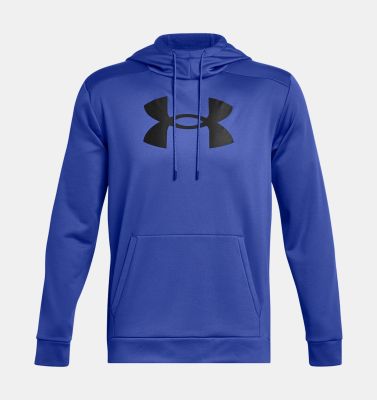 UA ARMOUR FLEECE BIG LOGO HD in blau