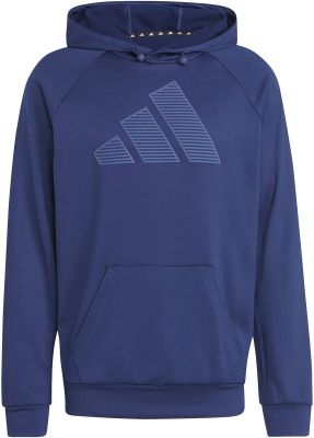 ADIDAS Herren Kapuzensweat Game and Go Big Logo Training in blau