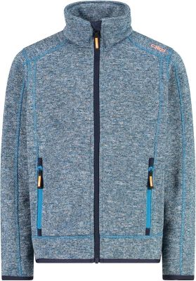 CMP Kinder Unterjacke Kapuzen Fleecejacke in blau