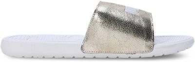 PUMA Herren Badesandalen Cool Cat 2.0 Metallic Shin in grau