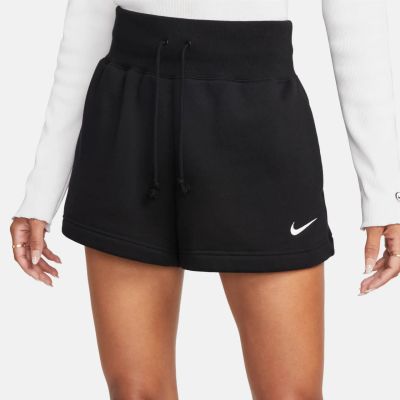 Nike W Nsw Phnx Flc Hr Short in 010 black/sail