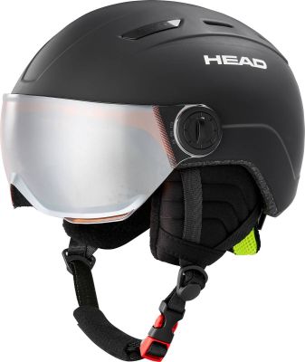 HEAD Kinder Helm MOJO Visor black in silber