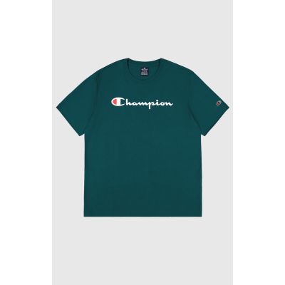 Crewneck T-Shirt in grün