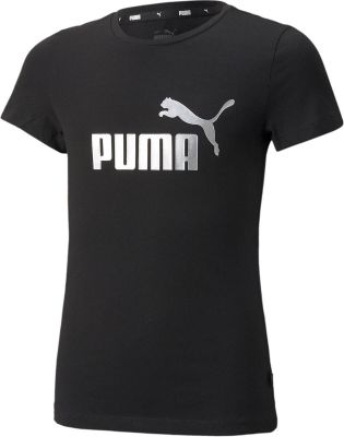 PUMA Kinder Shirt ESS Logo Tee G in schwarz