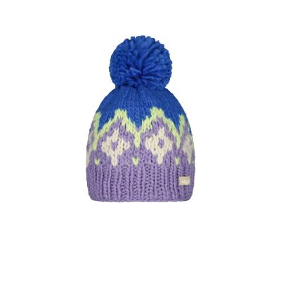 Curley Beanie in lila