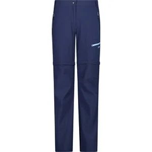 Damen Keilhose WOMAN PANT ZIP OFF in blau