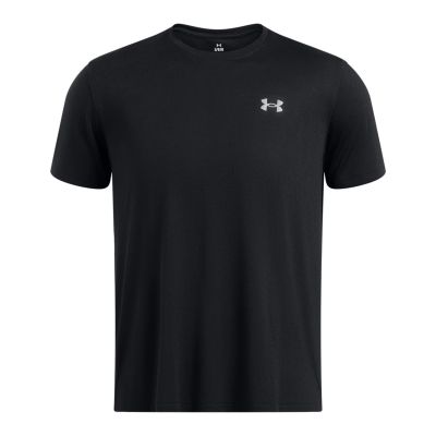 UA LAUNCH CAMO SHORTSLEEVE in 001 black