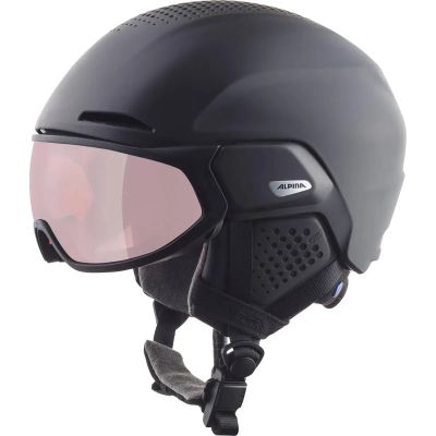 ALPINA Herren Helm ALTO QV in schwarz