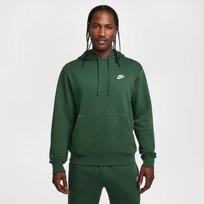 Nike M Nsw Club Hoodie Po Bb - fir/fir/white in 323 fir/fir/white