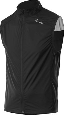 LÖFFLER Herren Weste M BIKE VEST CF WPM POCKET in schwarz