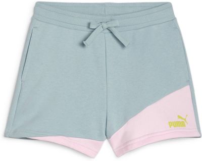 PUMA Kinder Shorts POWER Colorblock Shor in silber