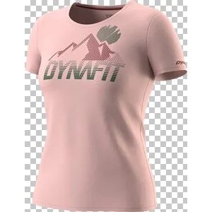 Transalper Graphic Shirt Damen in 6371 pale rose/5560