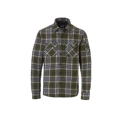 ZIGGY-R - Mens padded street shirt in grün