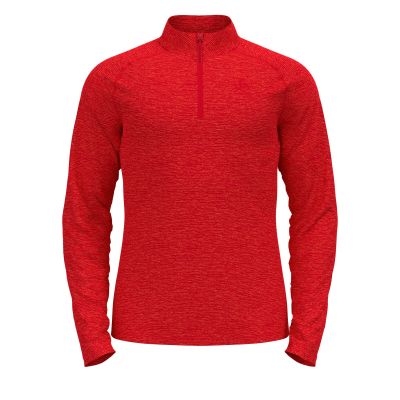 Mid layer 1/2 zip SESVENNA in rot