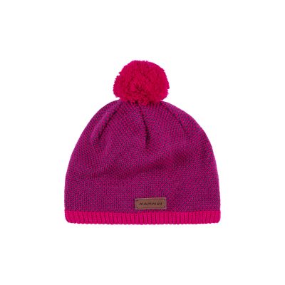 Snow Beanie in 6424 pink-grape