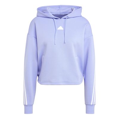 FUTURE ICONS THREE STRIPES HOODIE in blau