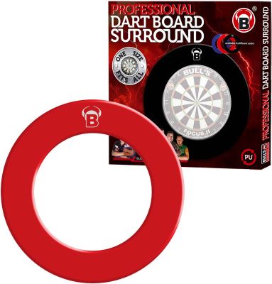 BULL'S Dartboard Pro Dart Board Surround 1tlg. in rot