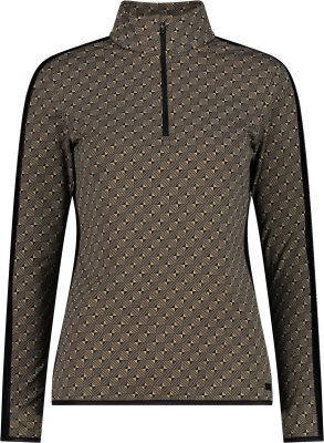 WOMAN PRINTED SWEAT A435 36 in braun