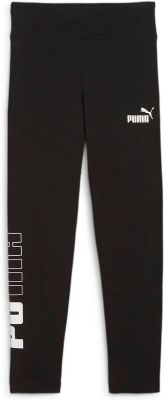 PUMA Kinder Tight POWER Colorblock Legg in schwarz