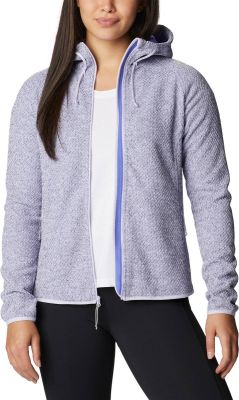 COLUMBIA Damen Fleece Pacific Point Full Zip Hoodie in lila