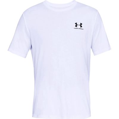 UNDER ARMOUR Herren UA Sportstyle Left Chest Kurzarm-Oberteil in weiß