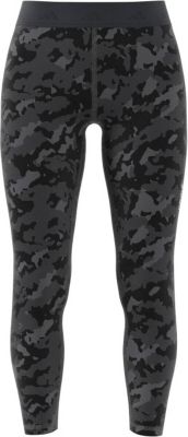 ADIDAS Damen Tight TF CAMO 7/8 in schwarz