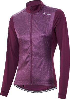 LÖFFLER Damen Funktionsjacke W BIKE LIGHT HYBRIDJACKET in rot