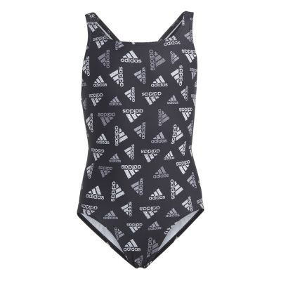 LOGO SWIMSUIT in black/white