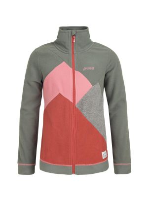 PRTANNELOT JR full zip top in grün