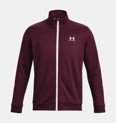 Under Armour Sportstyle Tricot Jacket - dark maroon in 600 dark maroon