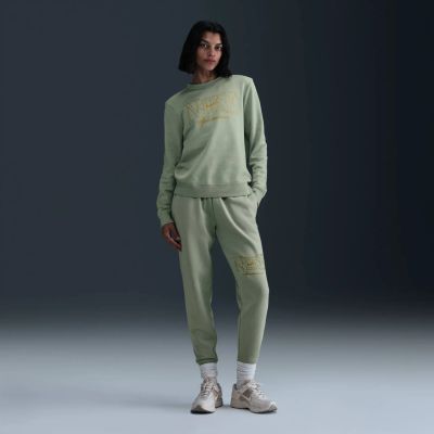 Nike W Nsw Club Std Pant Shine - jade horizon in 370 jade horizon