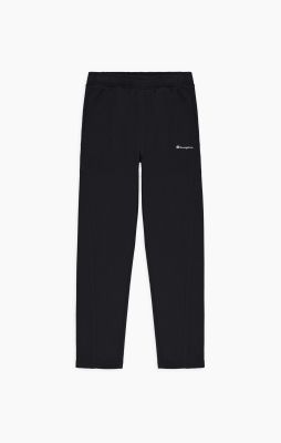 Straight Hem Pants in schwarz