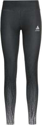 ODLO Damen Tights ZEROWEIGHT PRINT in grau