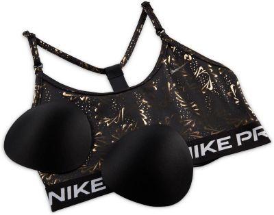 NIKE Damen Top W NP DF INDY STRPY SPARKLE BRA in pink