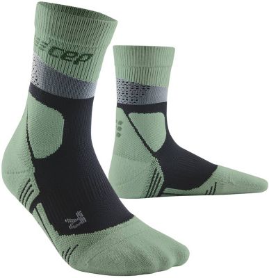 CEP Herren Socken max cushion socks, hiking, mid cut, men in grün