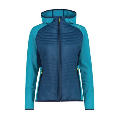 WOMAN JACKET FIX HOOD HYBRID in 915 