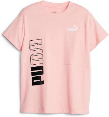 PUMA Kinder Shirt POWER Colorblock Tee in pink