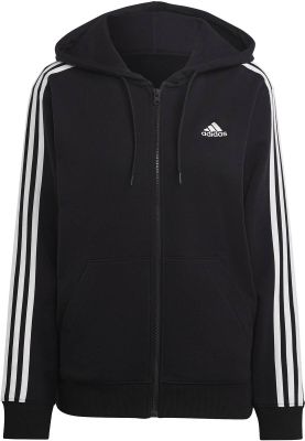 ADIDAS Damen Jacke W 3S FT FZ R HD in schwarz