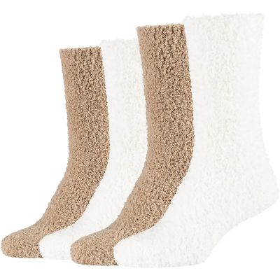 CAMANO Damen Socken Online Women sustainable cosy Socks 4p in braun